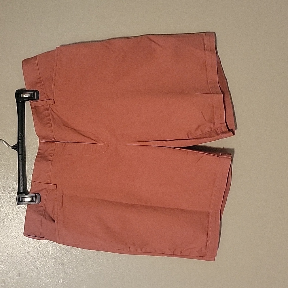 Lands End Mid Rise Shorts Orange Mens Size 18W‎